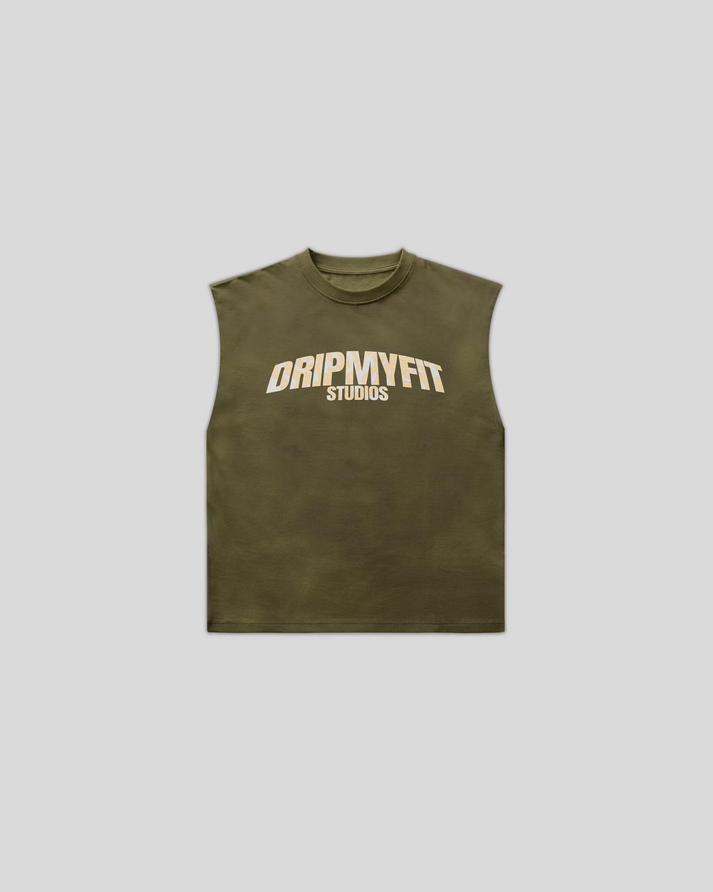 BASIC WASHED OLIVE VEST