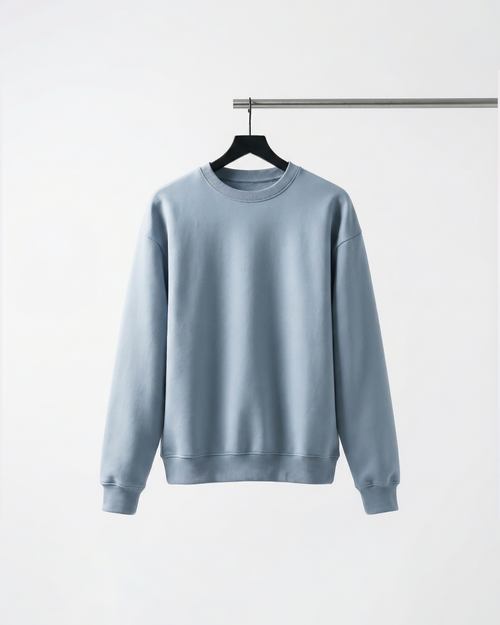BASIC ICE BLUE SWEATSHIRT