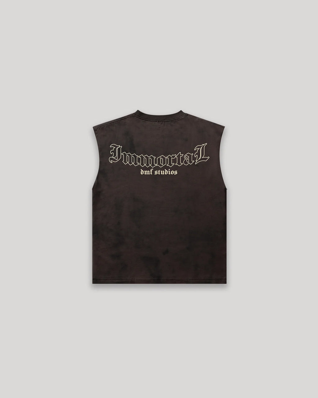 IMMORTAL WASHED BROWN VEST - DRIPMYFIT