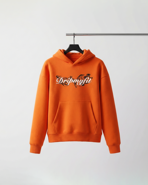 BASIC ORANGE HOODIE