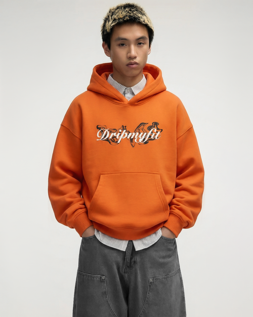 BASIC ORANGE HOODIE