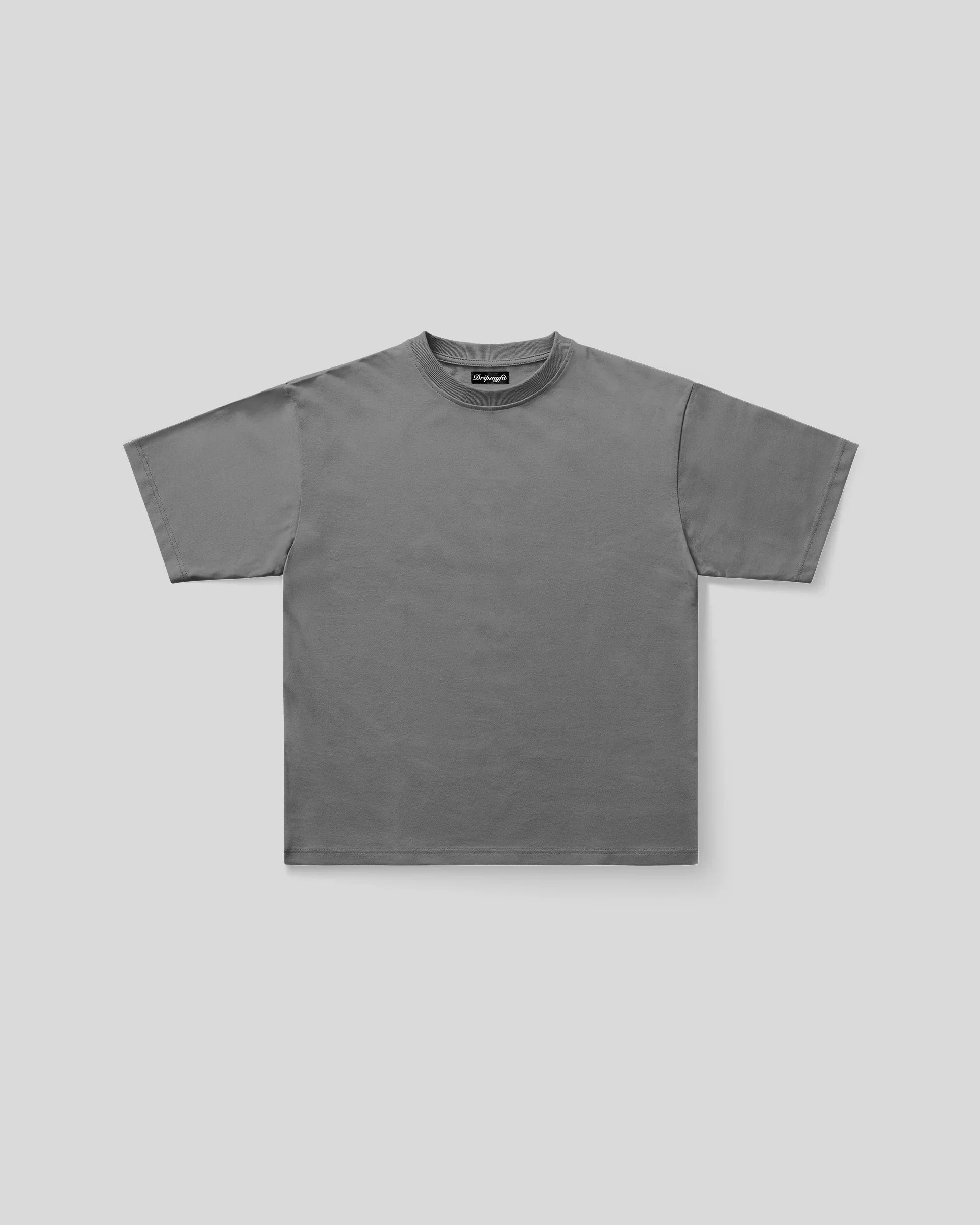 GREY SHELL OVERSIZED T-SHIRT - DRIPMYFIT